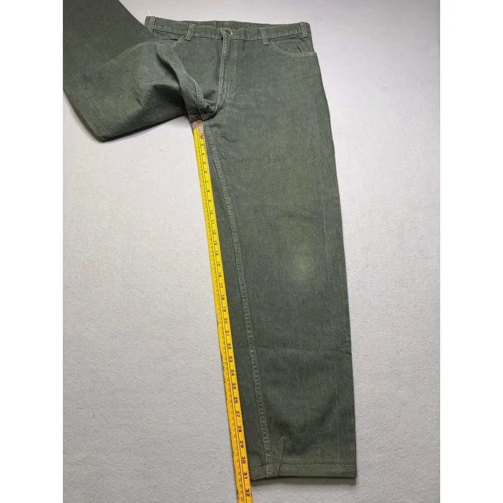 Vintage Levi's 550 Relaxed Fit Tapered Leg Jeans Men's 36x31.5 Green USA 90s‎